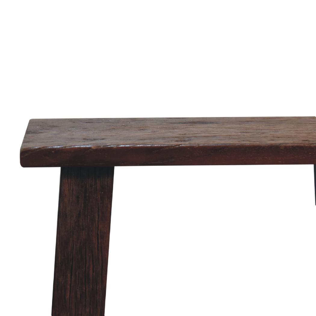 Reclaimed High Stool | Reclaimed Teak, Oak & Pine | Natural Finish | Counter & Bar Seating