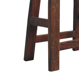 Reclaimed High Stool | Reclaimed Teak, Oak & Pine | Natural Finish | Counter & Bar Seating