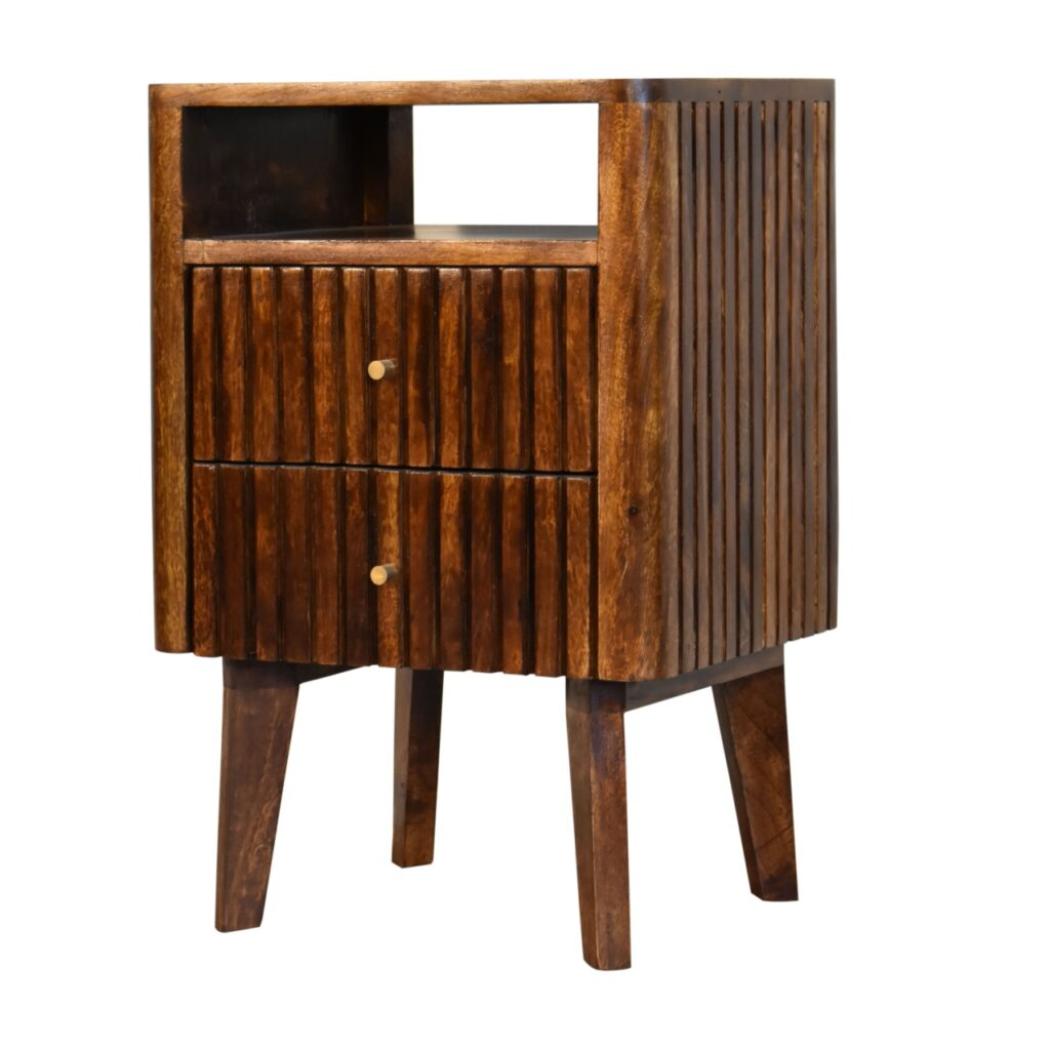 Reeve Bedside Table | Compact Bedroom Storage | Contemporary Design