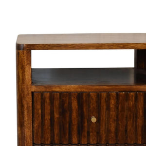 Reeve Bedside Table | Compact Bedroom Storage | Contemporary Design