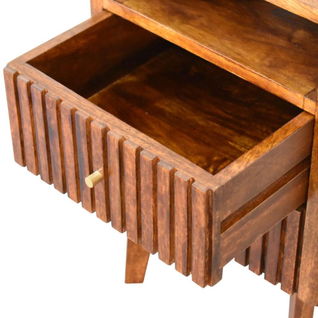 Reeve Bedside Table | Compact Bedroom Storage | Contemporary Design