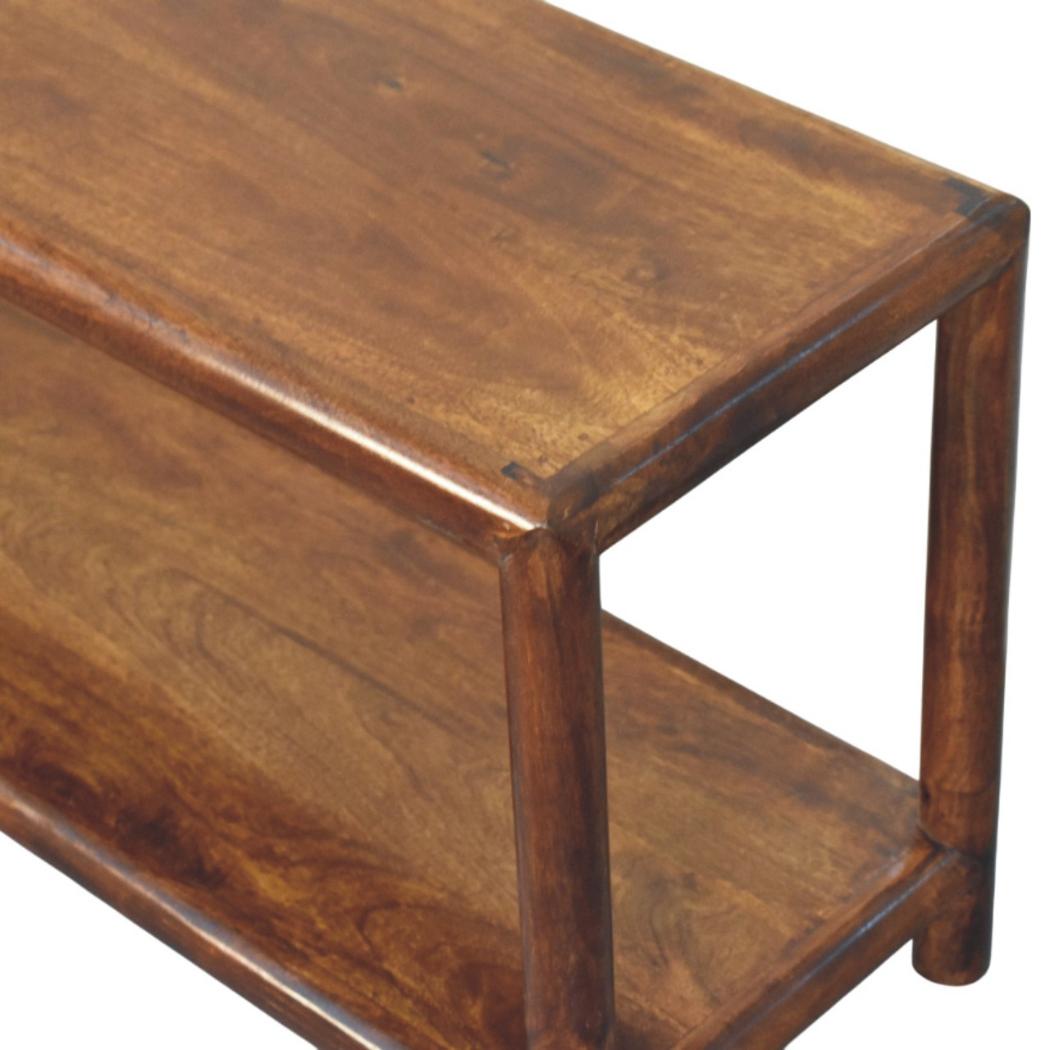 Regency Bench | Solid Mango Wood | Woven Seat