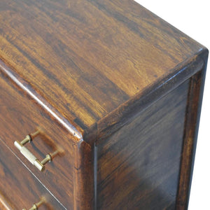 Regency Woven Bedside | Solid Mango Wood | 2 Drawers