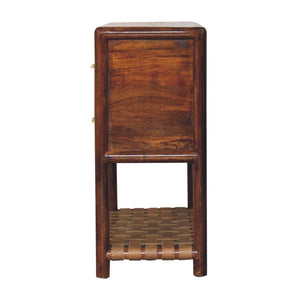 Regency Woven Bedside | Solid Mango Wood | 2 Drawers