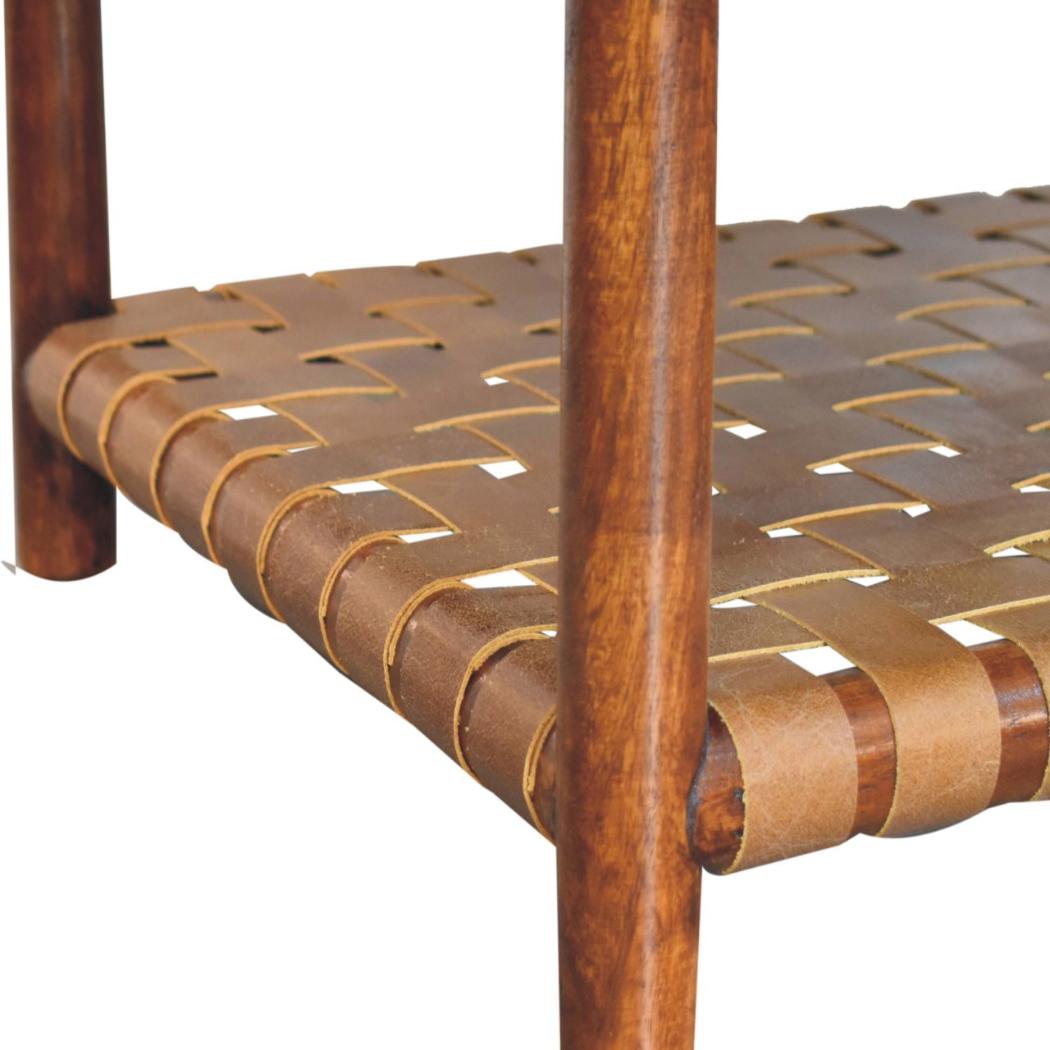 Regency Woven Coffee Table | Solid Mango Wood | 2 Drawer Storage