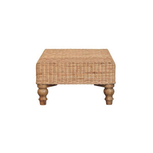 Regency Woven Coffee Table | Solid Mango Wood | Handwoven Surface | Textured Centre Table