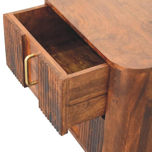 Ribera Bedside Table | Compact Bedroom Storage | Contemporary Design