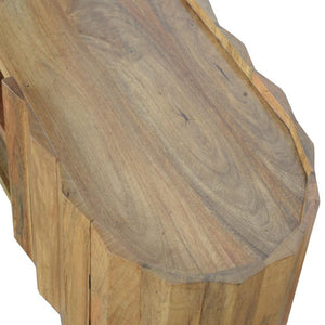 Ridged Media Unit | Textured Front | Contemporary TV Storage Cabinet