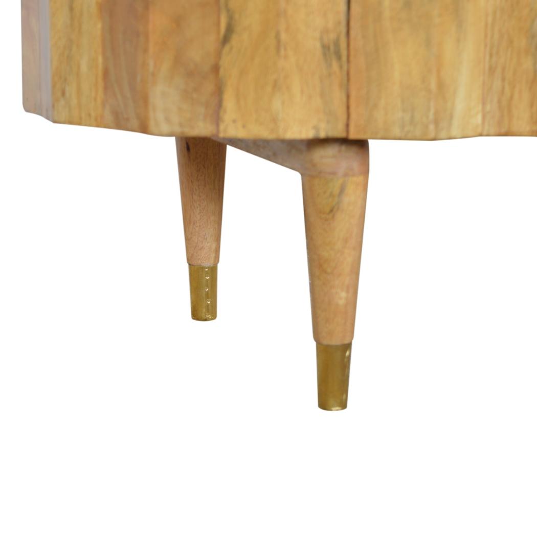 Ridged Media Unit | Textured Front | Contemporary TV Storage Cabinet