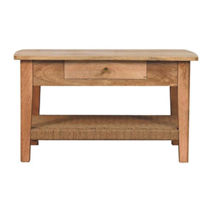 Rope Coffee Table | 1 Drawer | Textured Living Room Storage