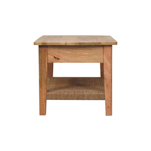 Rope Coffee Table | 1 Drawer | Textured Living Room Storage