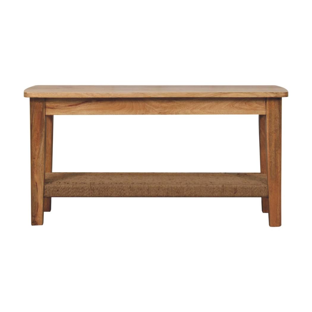 Rope Coffee Table | Textured Detail | Contemporary Living Room Design
