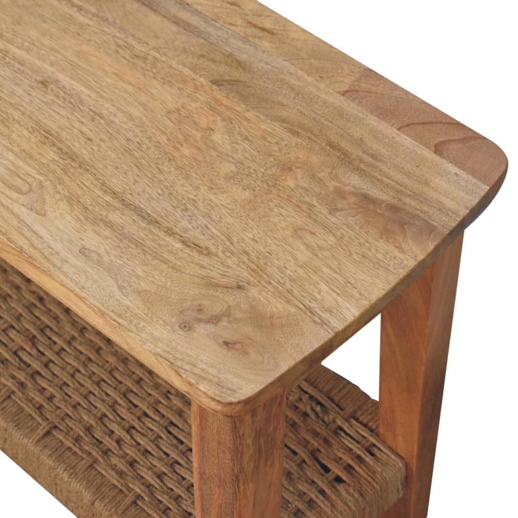 Rope Coffee Table | Textured Detail | Contemporary Living Room Design