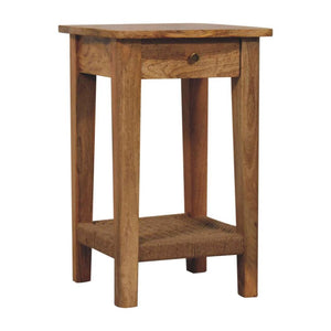 Rope End Table | Textured Detail | Compact Accent Design