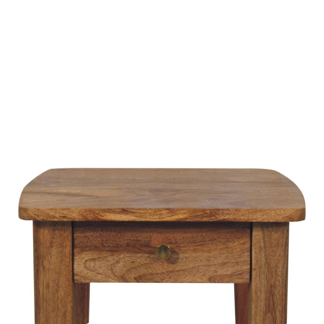 Rope End Table | Textured Detail | Compact Accent Design