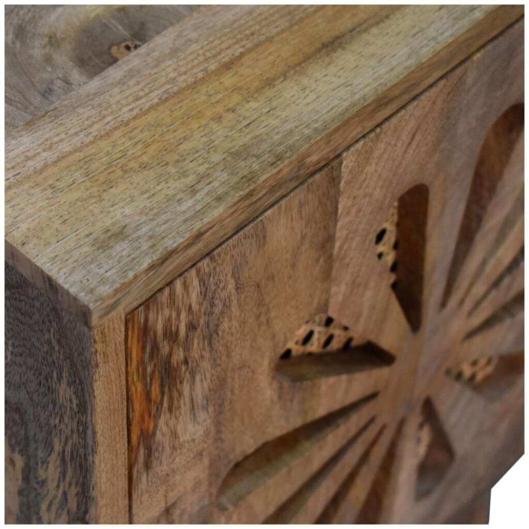 Rosalie Bedside Table | Contemporary Storage | Compact Bedroom Design