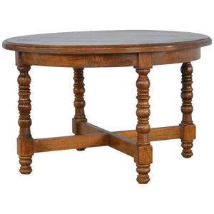 Round Occasional Side Table | Compact Design | Living Room Accent