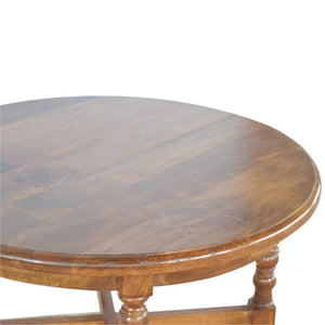 Round Occasional Side Table | Compact Design | Living Room Accent