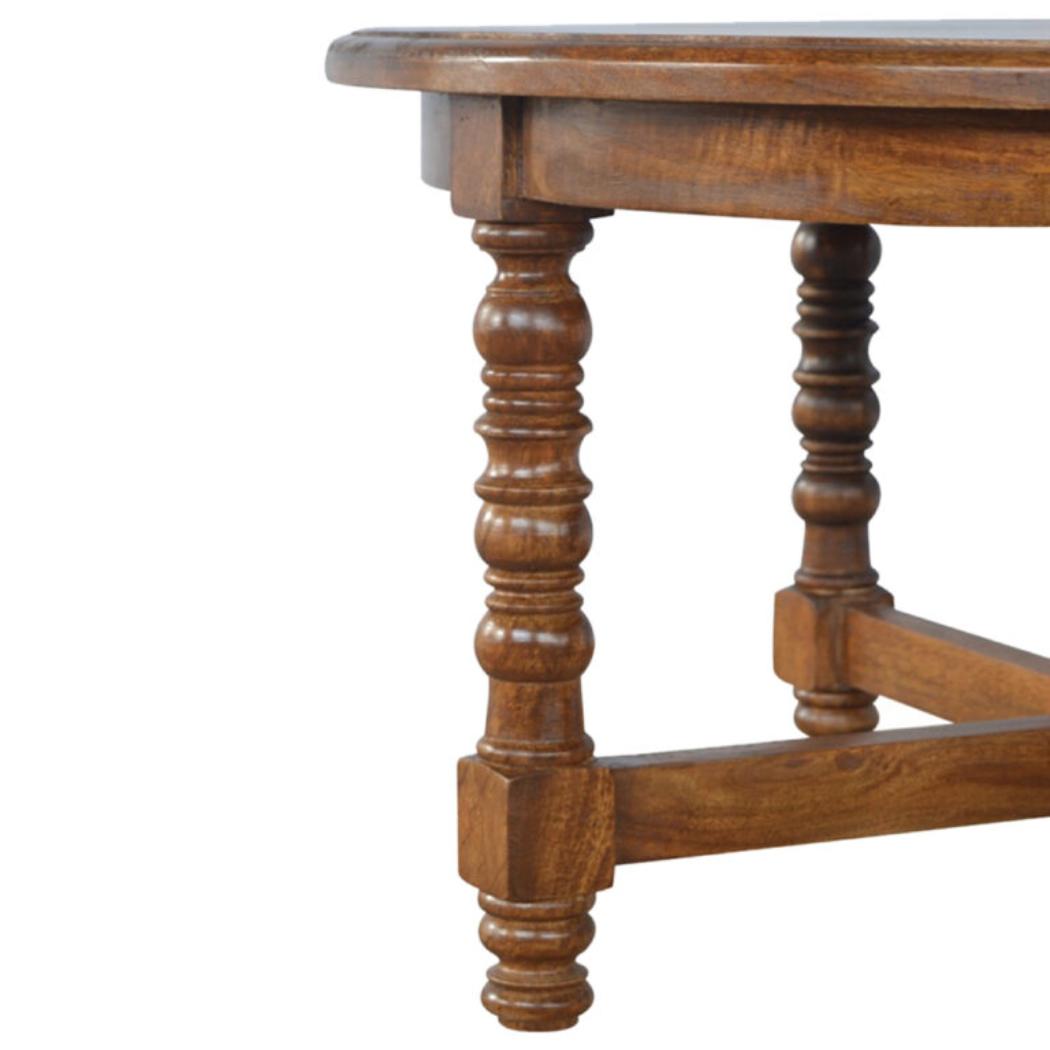 Round Occasional Side Table | Compact Design | Living Room Accent