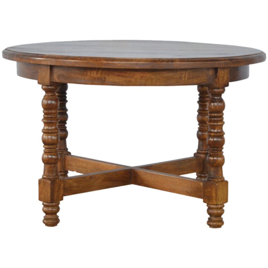 Round Occasional Side Table | Compact Design | Living Room Accent