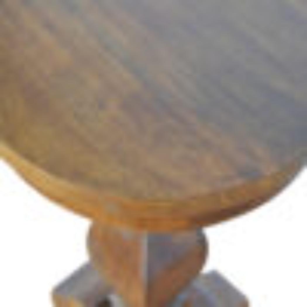 Round Pedestal Tea Table | Compact Design | Classic Occasional Table