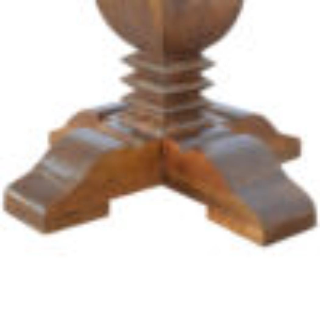 Round Pedestal Tea Table | Compact Design | Classic Occasional Table
