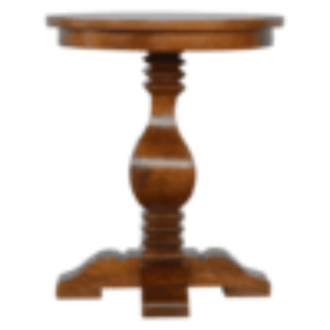 Round Pedestal Tea Table | Compact Design | Classic Occasional Table