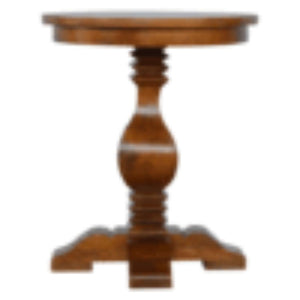Round Pedestal Tea Table | Compact Design | Classic Occasional Table