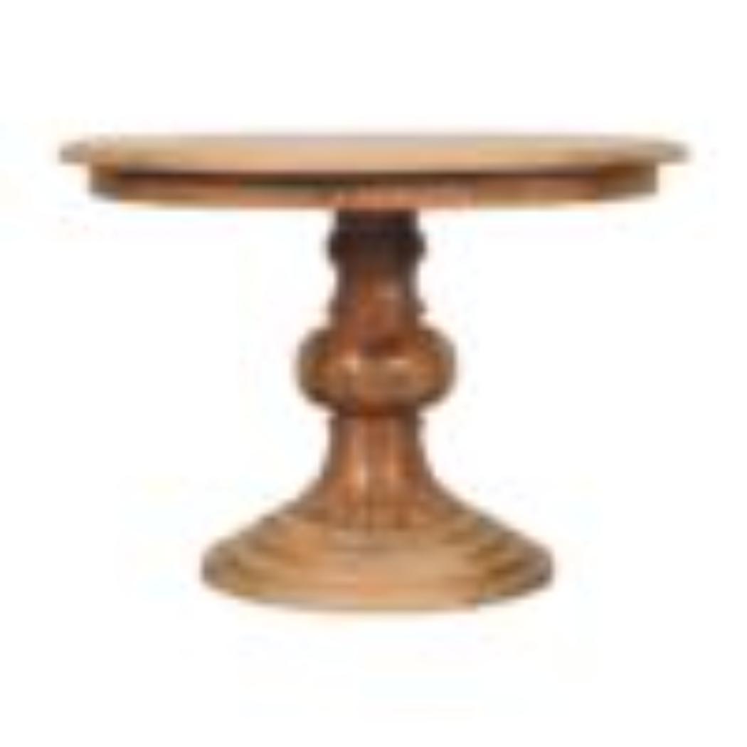 Round Turned Dining Table | Sculptural Pedestal Style | Timeless Design