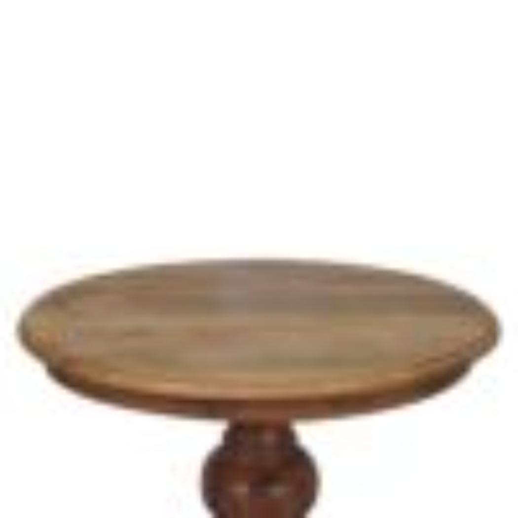 Round Turned Dining Table | Sculptural Pedestal Style | Timeless Design