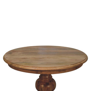 Round Turned Dining Table | Sculptural Pedestal Style | Timeless Design