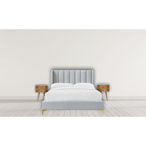Rounded Bedside Table | Soft-Edge Design | Compact Bedroom Storage