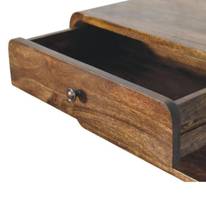 Rounded Edge 1 Drawer Bedside | Solid Wood Nightstand