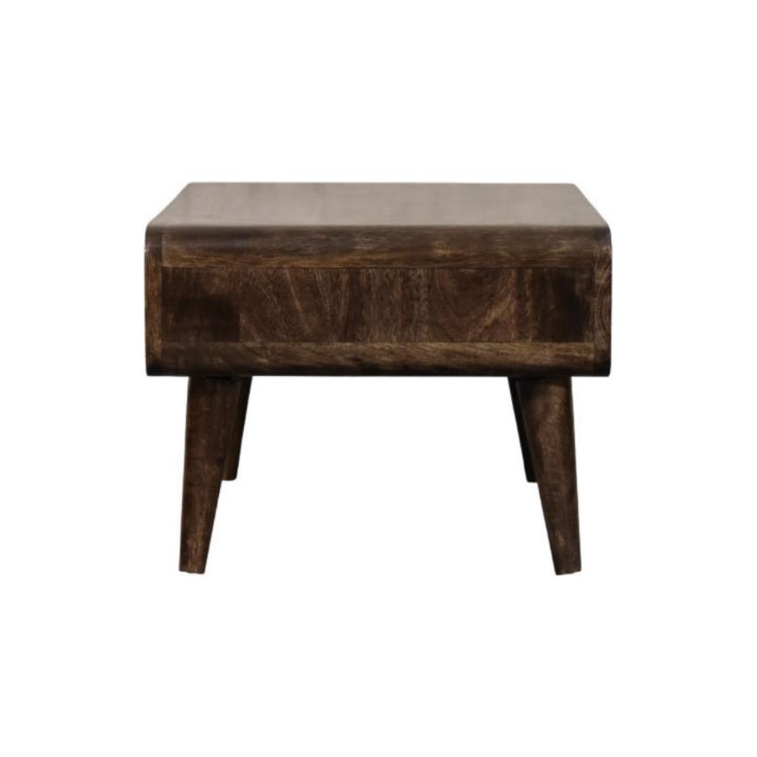 Rounded Edge Coffee Table | Solid Wood Living Room Table