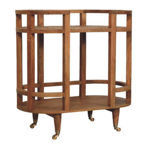 Saffron Rattan Butler Table | Rattan Texture | Accent Furniture