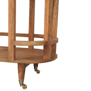 Saffron Rattan Butler Table | Rattan Texture | Accent Furniture