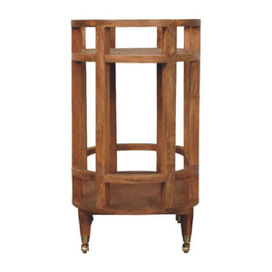 Saffron Rattan Butler Table | Rattan Texture | Accent Furniture
