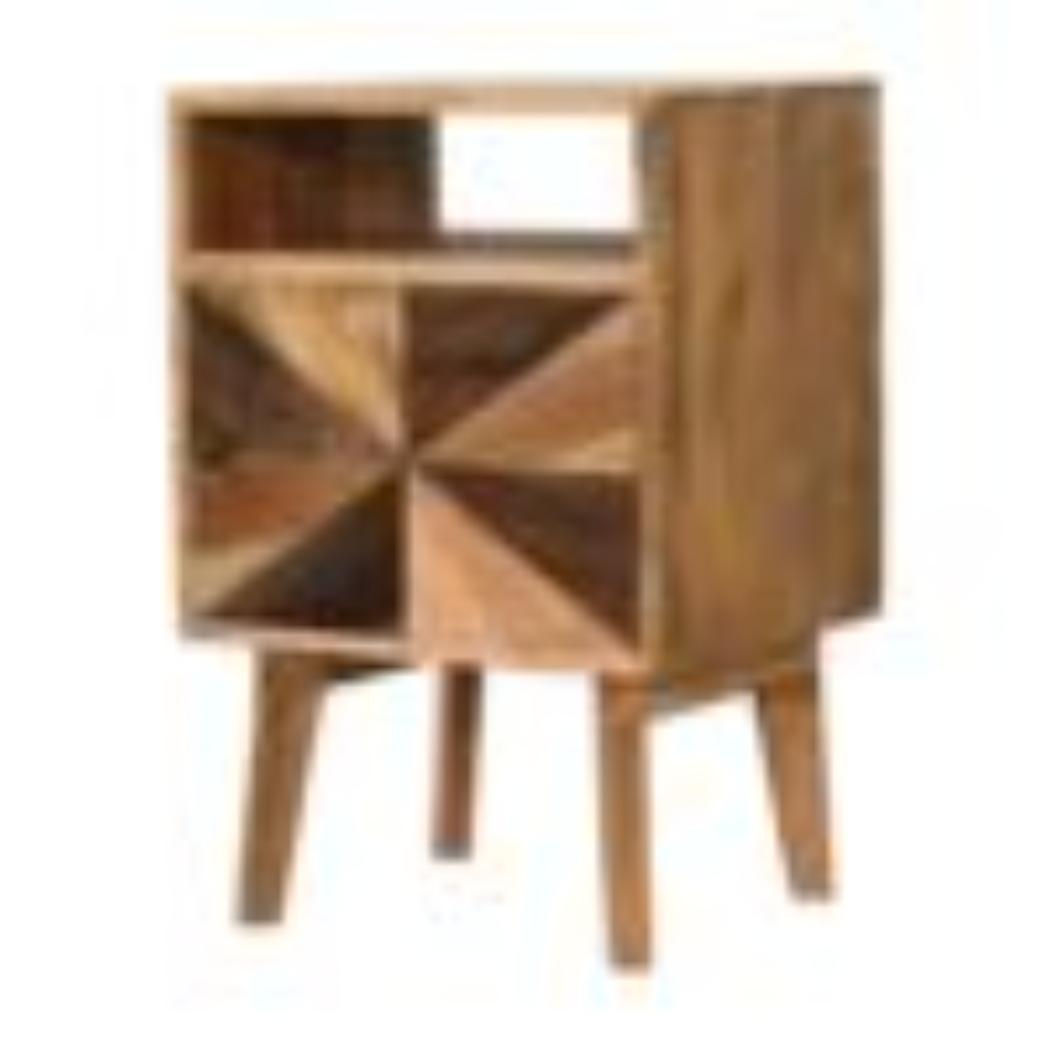 Safi Bedside Table | Compact Bedroom Storage | Contemporary Design