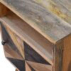 Safi Bedside Table | Compact Bedroom Storage | Contemporary Design
