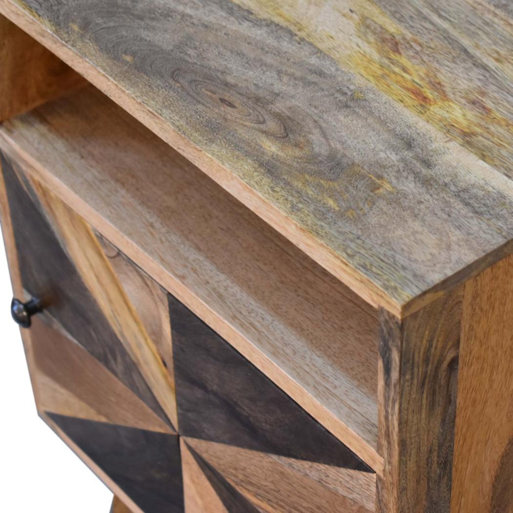Safi Bedside Table | Compact Bedroom Storage | Contemporary Design