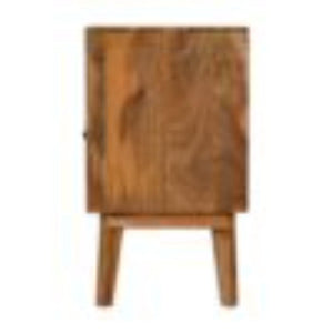 Safi Bedside Table | Compact Bedroom Storage | Contemporary Design