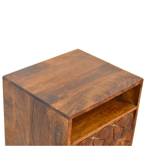 Samara Bedside Table | Compact Bedroom Storage | Contemporary Design