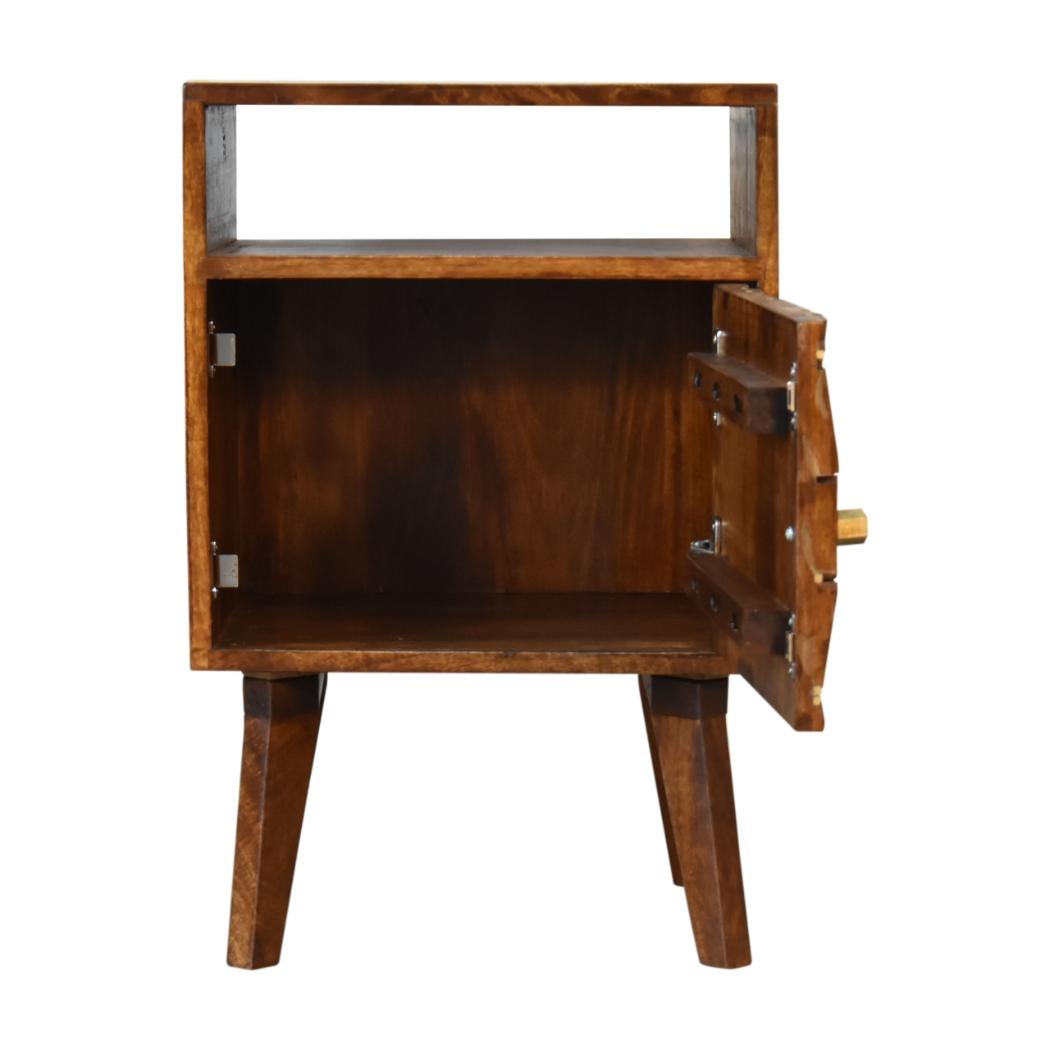 Samara Bedside Table | Compact Bedroom Storage | Contemporary Design