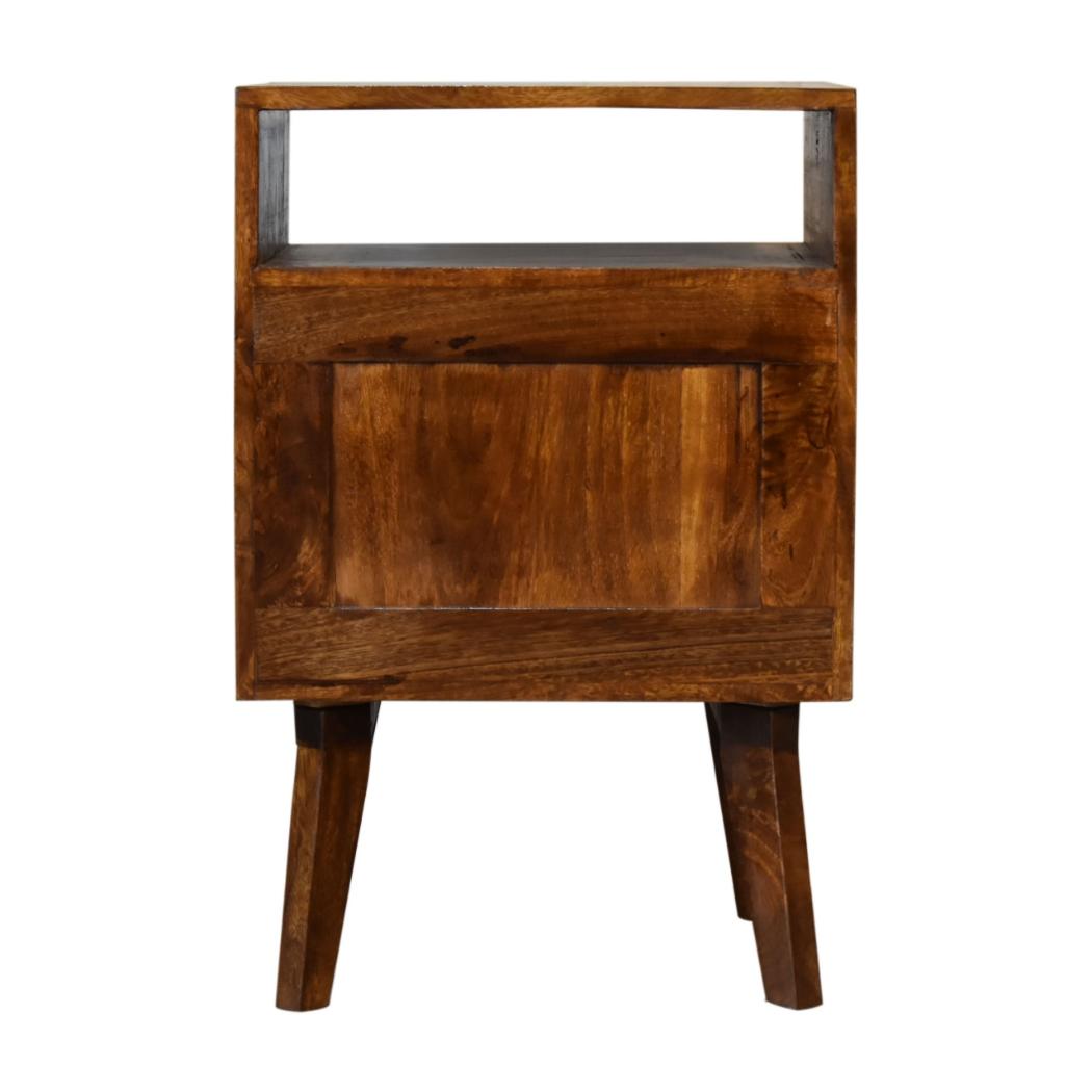 Samara Bedside Table | Compact Bedroom Storage | Contemporary Design