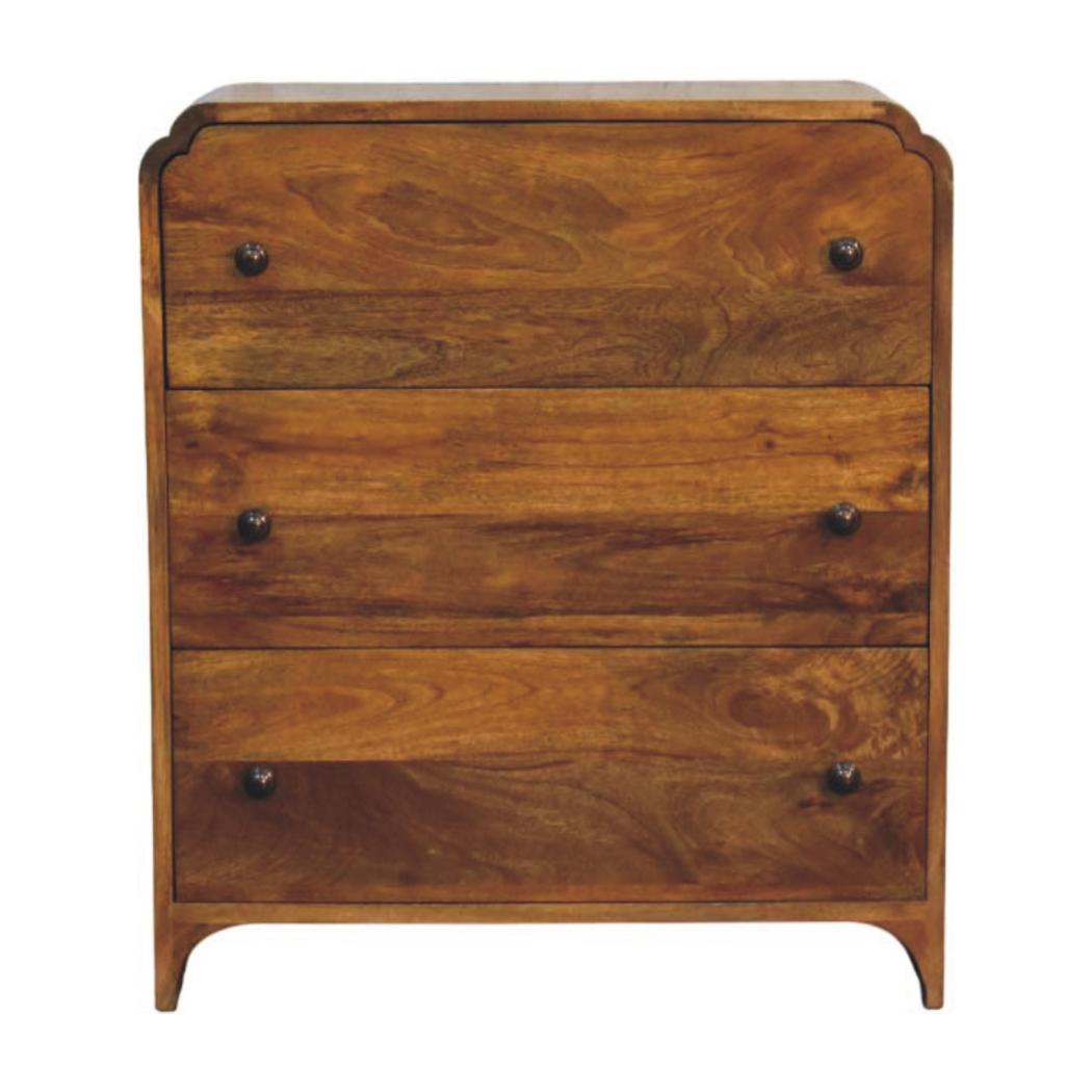 Scalloped-Edge Chest | Decorative Bedroom Storage