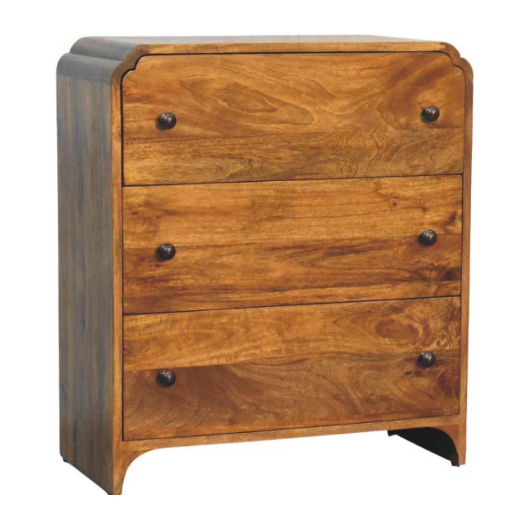 Scalloped-Edge Chest | Decorative Bedroom Storage