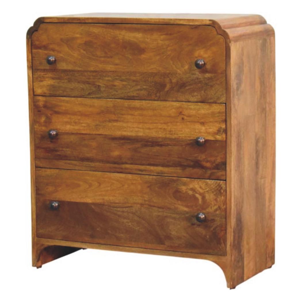 Scalloped-Edge Chest | Decorative Bedroom Storage