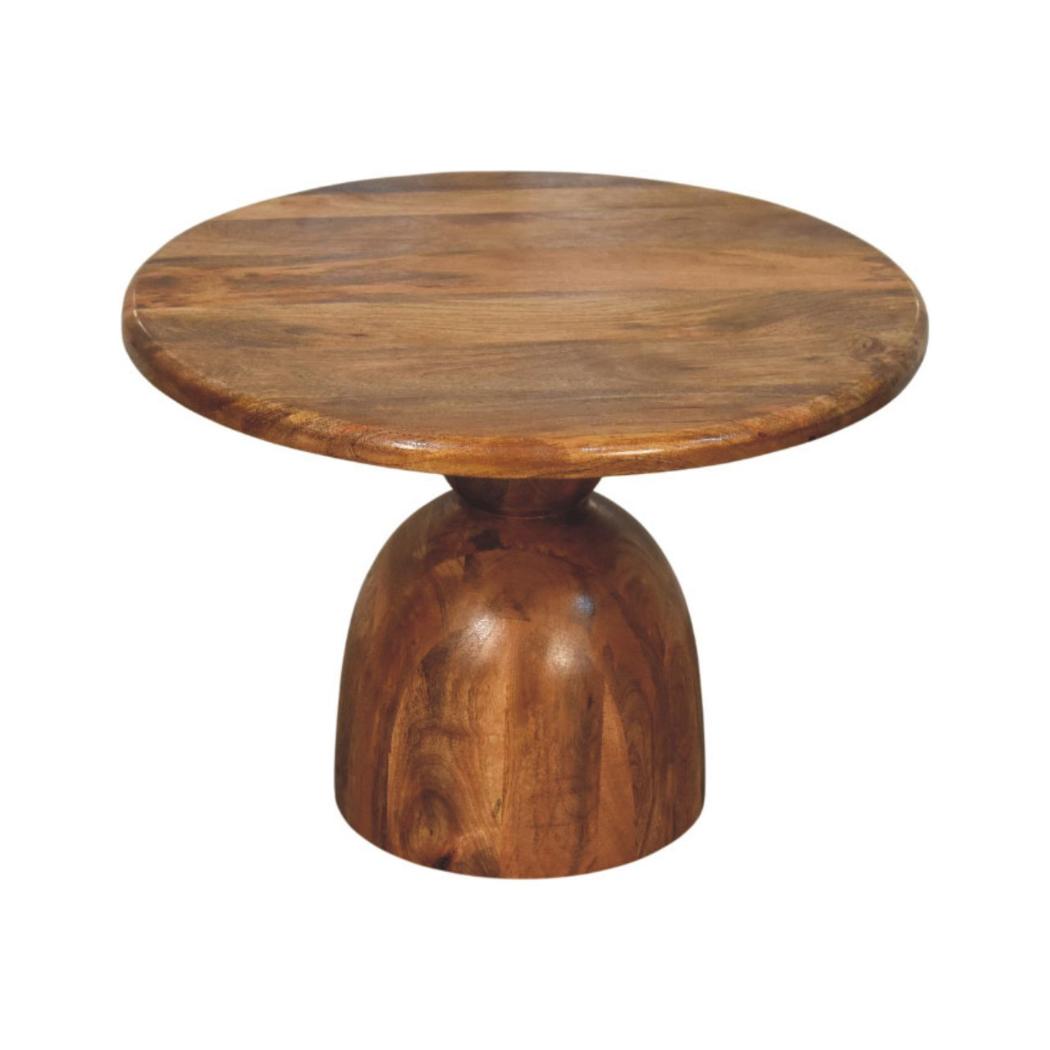 Sculpted Pedestal Coffee Table | Sculptural Form | Contemporary Living Room Centrepiece