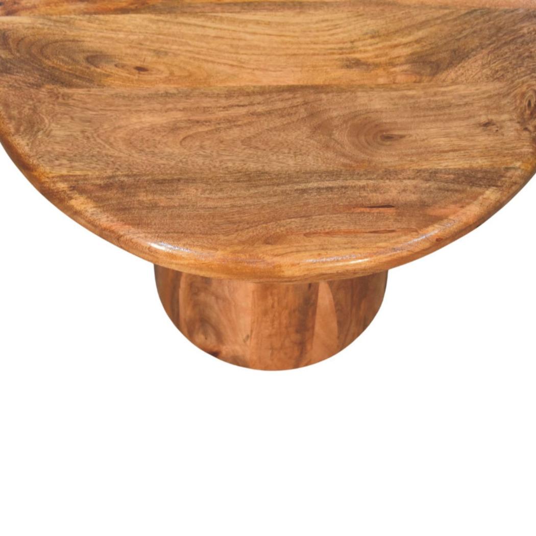 Sculpted Pedestal Coffee Table | Sculptural Form | Contemporary Living Room Centrepiece