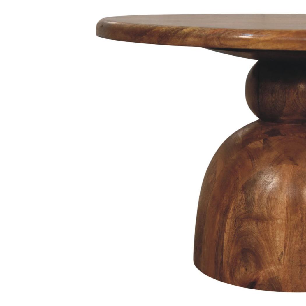 Sculpted Pedestal Coffee Table | Sculptural Form | Contemporary Living Room Centrepiece